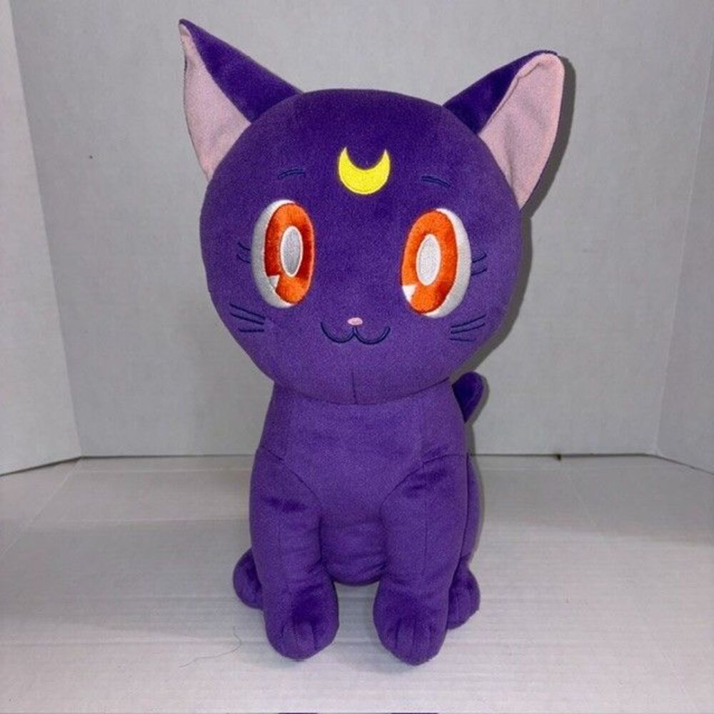 Sailor Moon Luna Cat Plush Stuffed Animal Big 14" by Clever Idiots